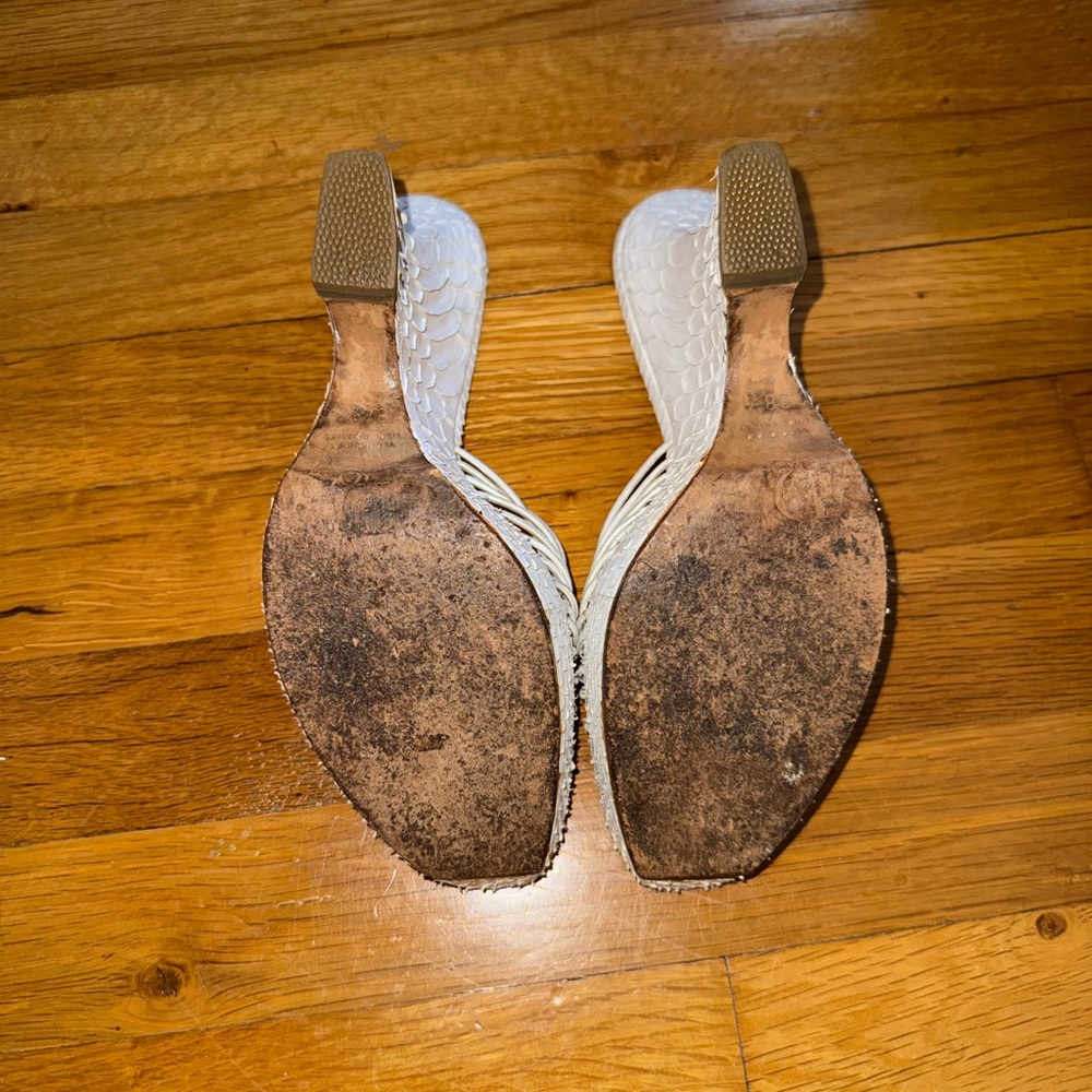 Christian Dior By John Galliano Python Wedge Plat… - image 4